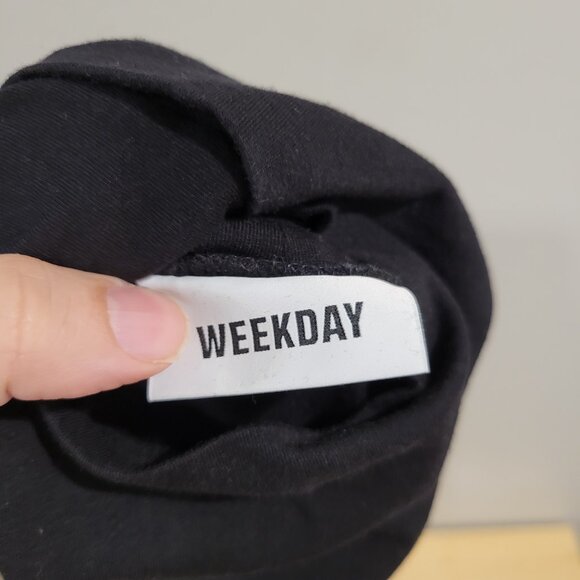 Weekday Black Turtleneck - Stretchy and Slim - Picture 2 of 5